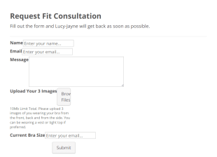 Request Fit Consultation GG Form Template
