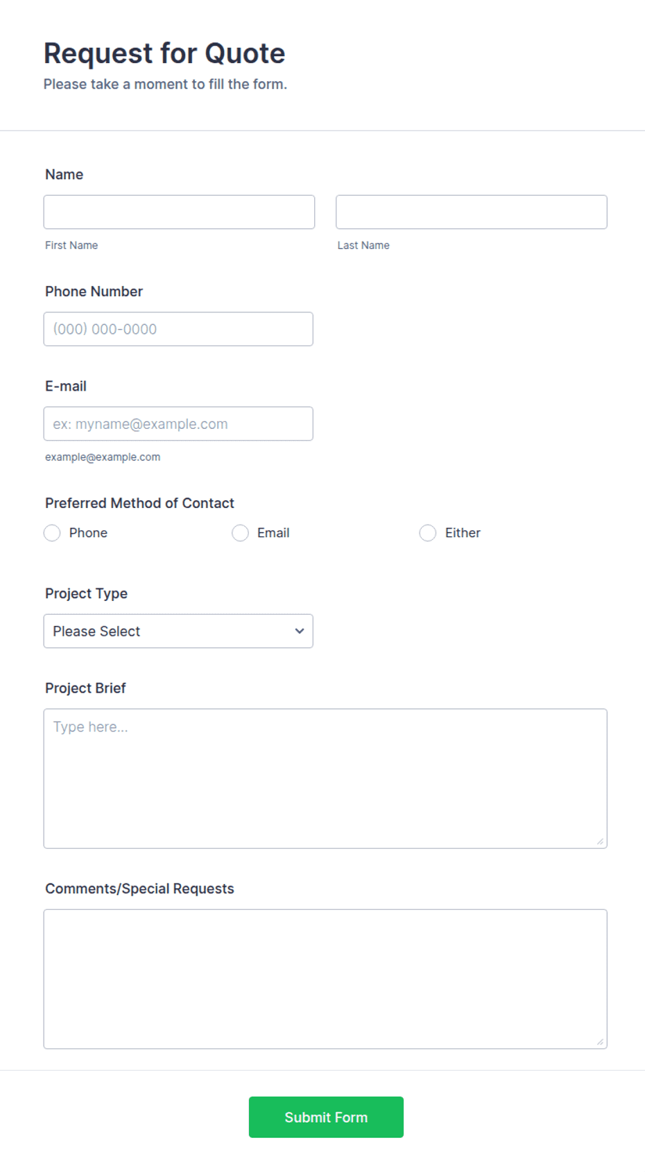 Quotation Form Google Search Quotation Format Quote