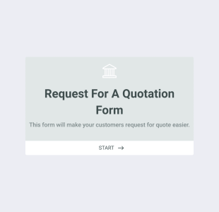 Request For Quote Form Template