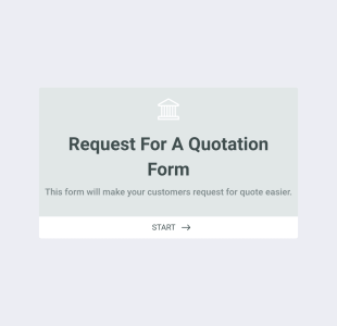 Request For Quote Form Template