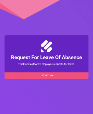 Request For Leave Of Absence Form Template