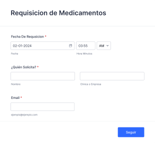 Requisicion De Medicamentos Form Template