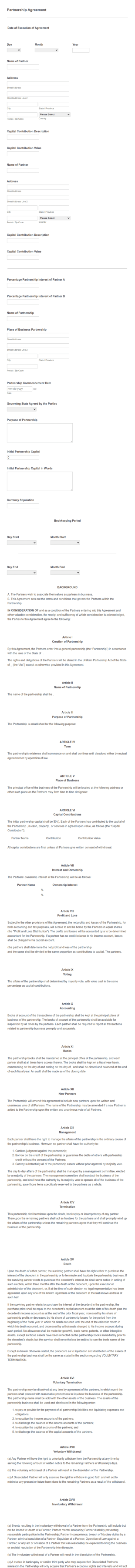 Research Deposit Fee Agreement Form Template