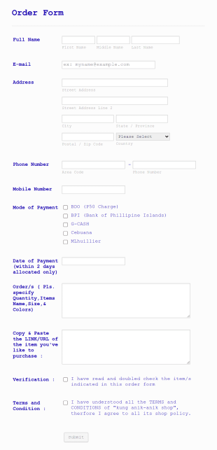 Reselller S Application Form Template