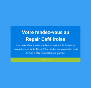 Réservation Créneau Repair Café Iroise Form Template