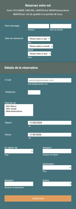 Réservez Votre Vol