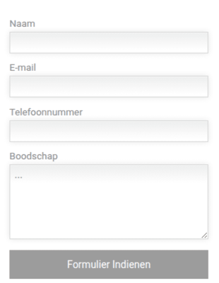 Responsief Contactformulier Voor De Wordpress Sidebar