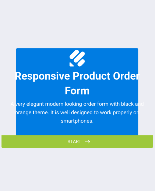 Responsief Productbestelforumlier