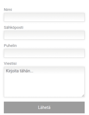 Responsiivinen Wordpress Yhteydenotto Sivupalkki