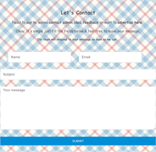 Responsive Contact Form By Ismail