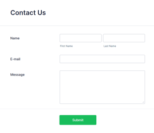 Responsive Contact Form Default Theme