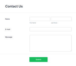 Responsive Contact Form Default Theme