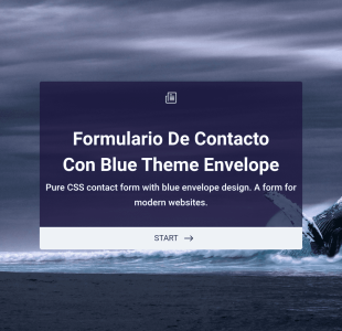 Responsive Envelope Contact Form Template