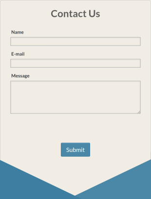 Responsive Envelope Contact Form Template