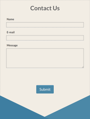 Responsive Envelope Contact Form Template