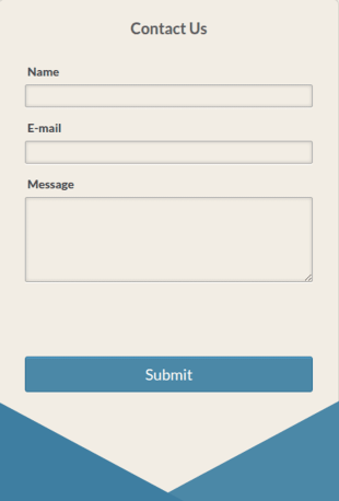 Responsive Envelope Contact Form Template