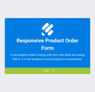 Responsywny Formularz Zamówienia Produktu