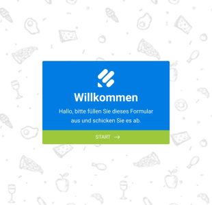 Restaurant Bestellformular Form Template