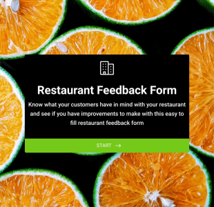 Restaurant Feedback Form Template