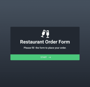 Restaurant Order Form Template