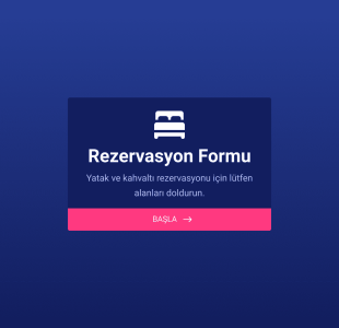 Rezervasyon Form Template