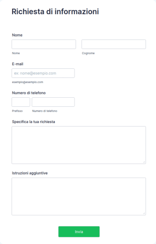 Richiesta Di Informazioni