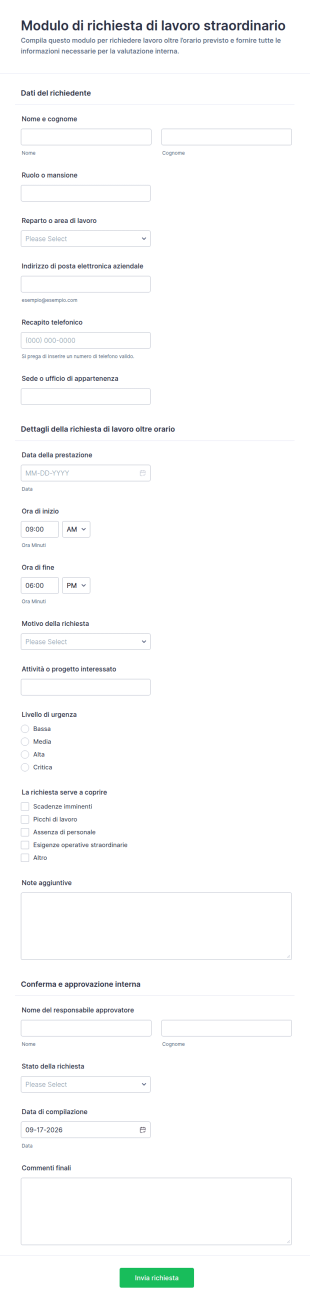 Richiesta Di Lavoro In Ritardo