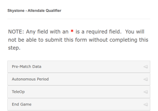 Robotics Competition Registration Form Template