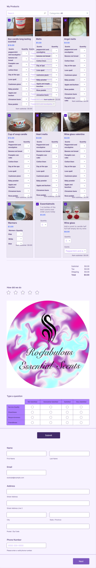 Roefabulous, Products Are Natural Chemical Dye Free, Biohazard Safe Products With Amazing Essential Form Template