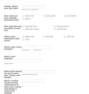 Roof Check Form Template