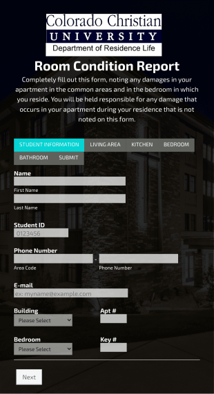 Room Condition Report Rcr Form Template