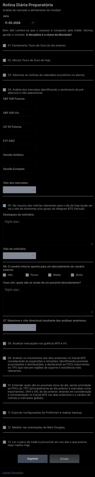 Rotina Diária V1.0