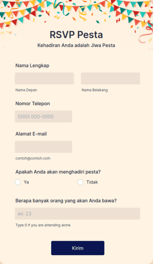 RSVP Pesta