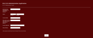 S.R.C.S.S Administration Application Form Template