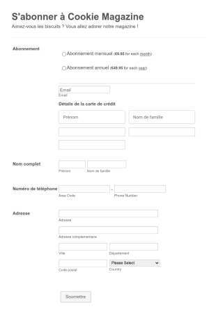 S'abonner à Un Magazine