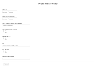 Safety Inspection Tbt Form Template