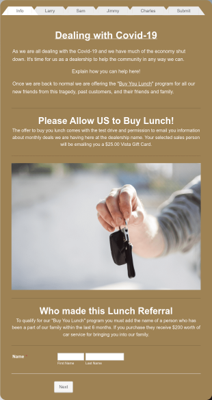 Sales Referral Form Template