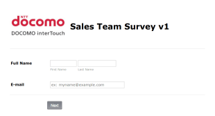 Sales Team Survey Form Template