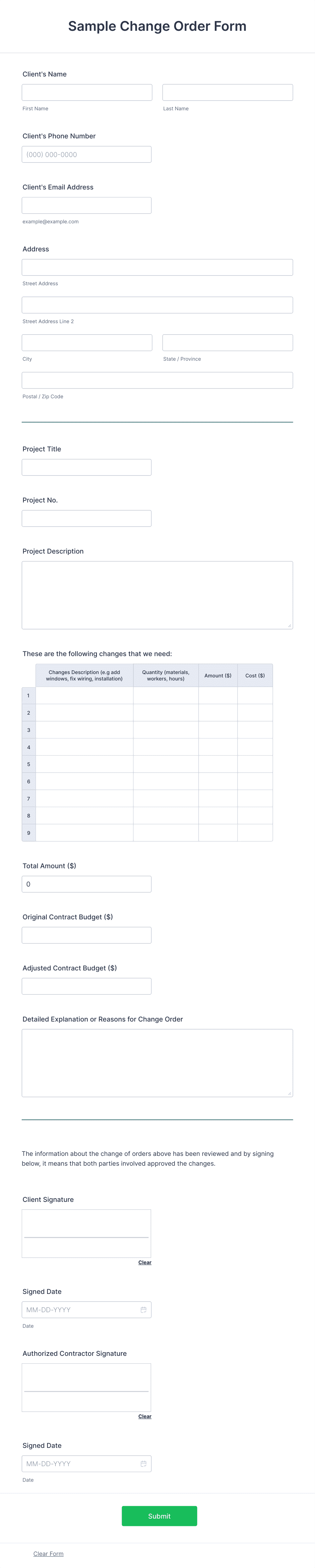 sample-change-order-form-template-jotform for Free Printable Change Order Forms Sample Change Order Form Template | Jotform for Free Printable Change Order Forms