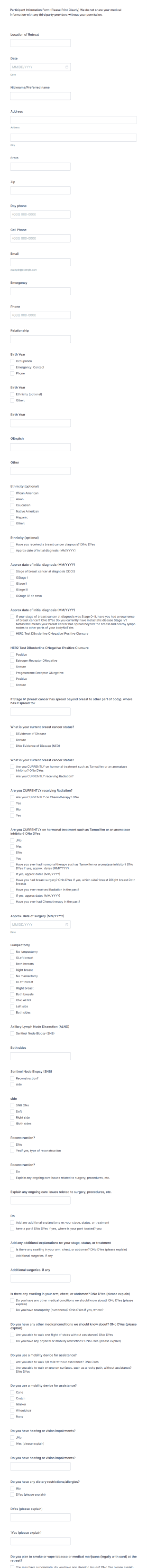 Sample PIF For Jotform Created By Jot Form Template