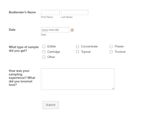 Sample Reviews Form Template