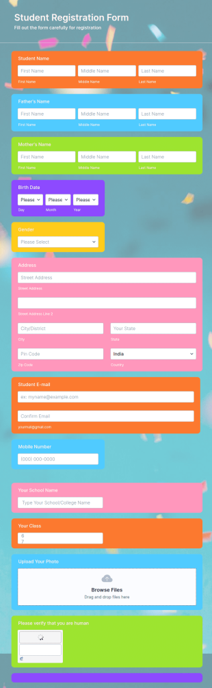 SAMTC Registration Form Template