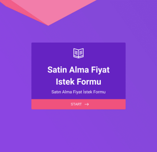 Satın Alma Fiyat İstek Form Template