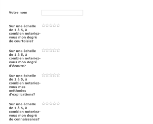 Satisfaction Client Form Template