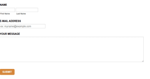 SCD Contact Form Template