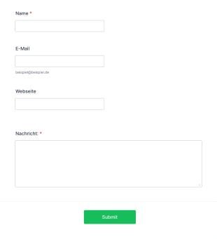 Schickes Kontaktformular Im Briefdesign Form Template