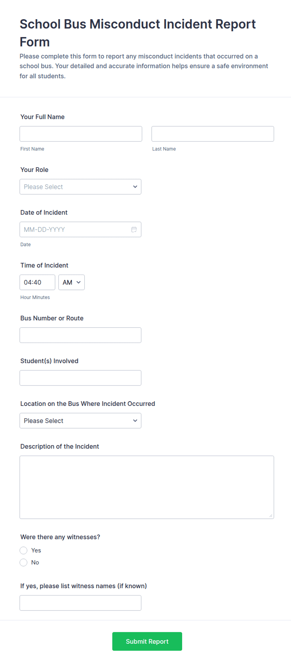 School Bus Misconduct Incident Report Form Template Jotform school-bus-misconduct-incident-report-form-template-jotform