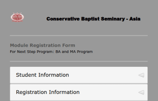 School Course Registration Form Template