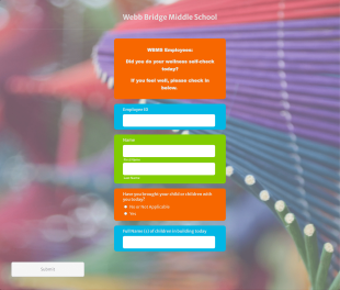 School Employee Attendance Form Template
