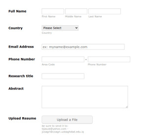Scientific Research Abstract Entry Form Template